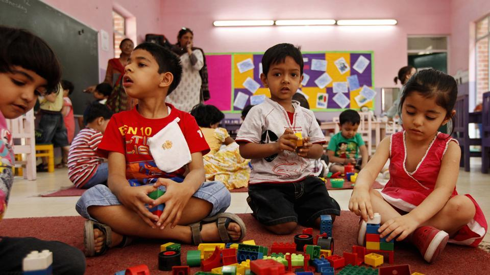 Students with special needs learning together in a community microschools.